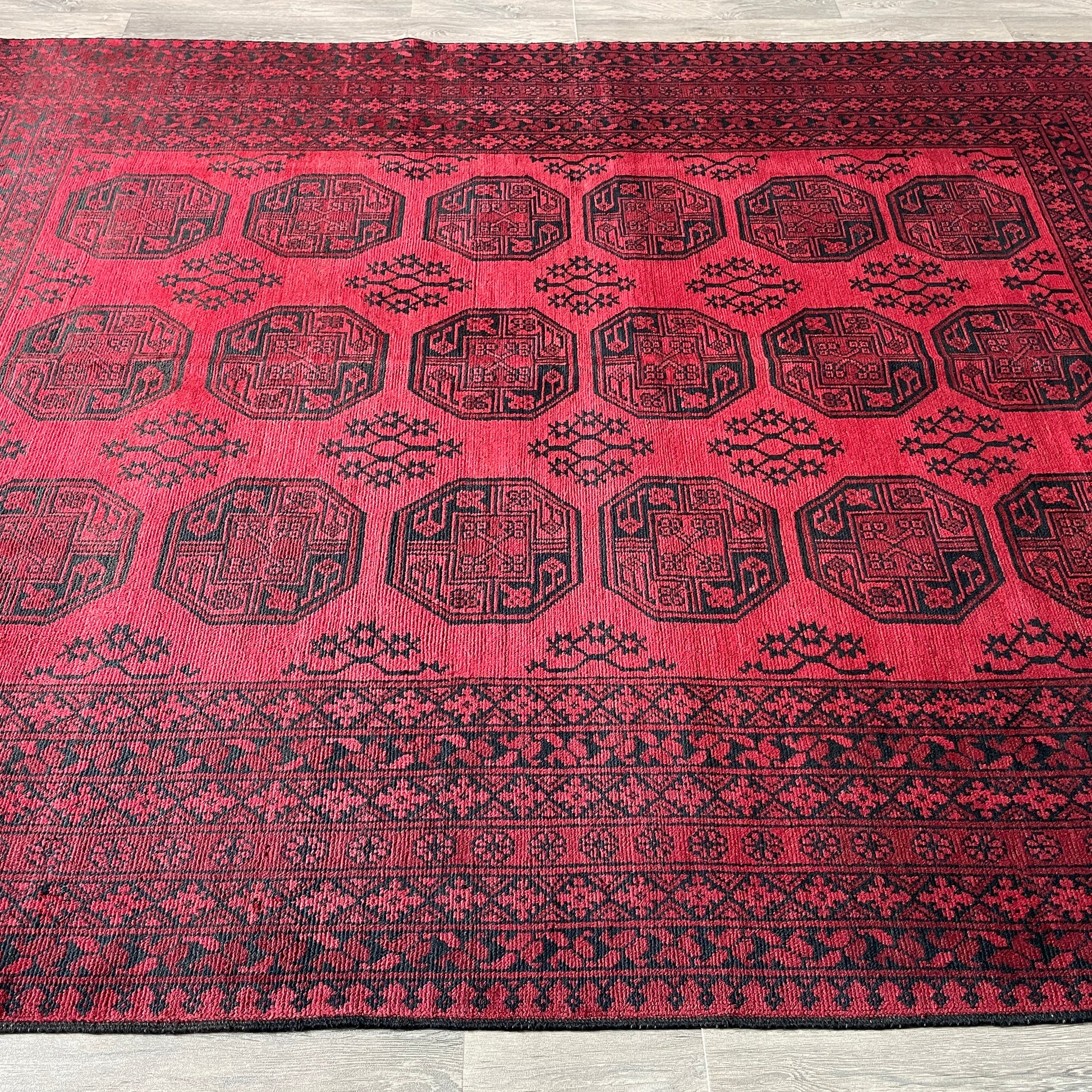 291 x 208 cm | Afghan Aqcha Rug