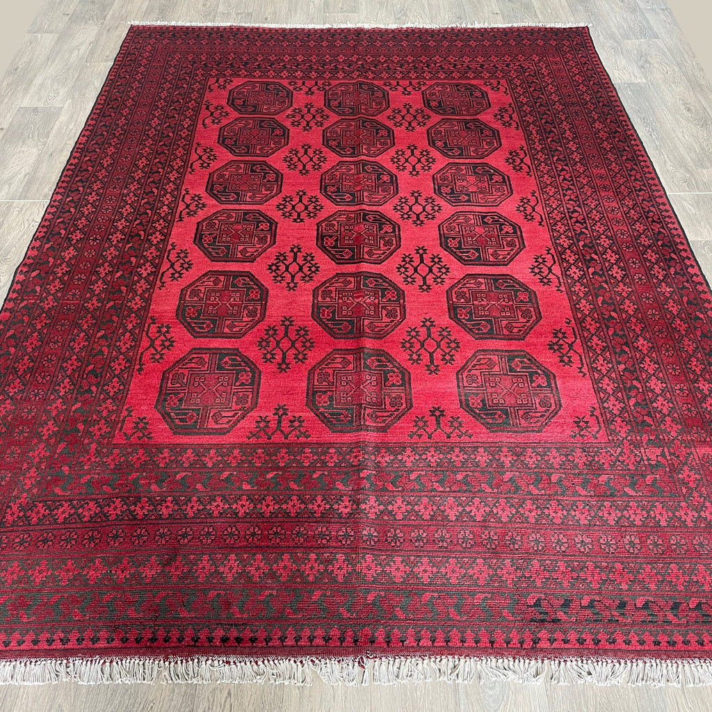291 x 208 cm | Afghan Aqcha Rug