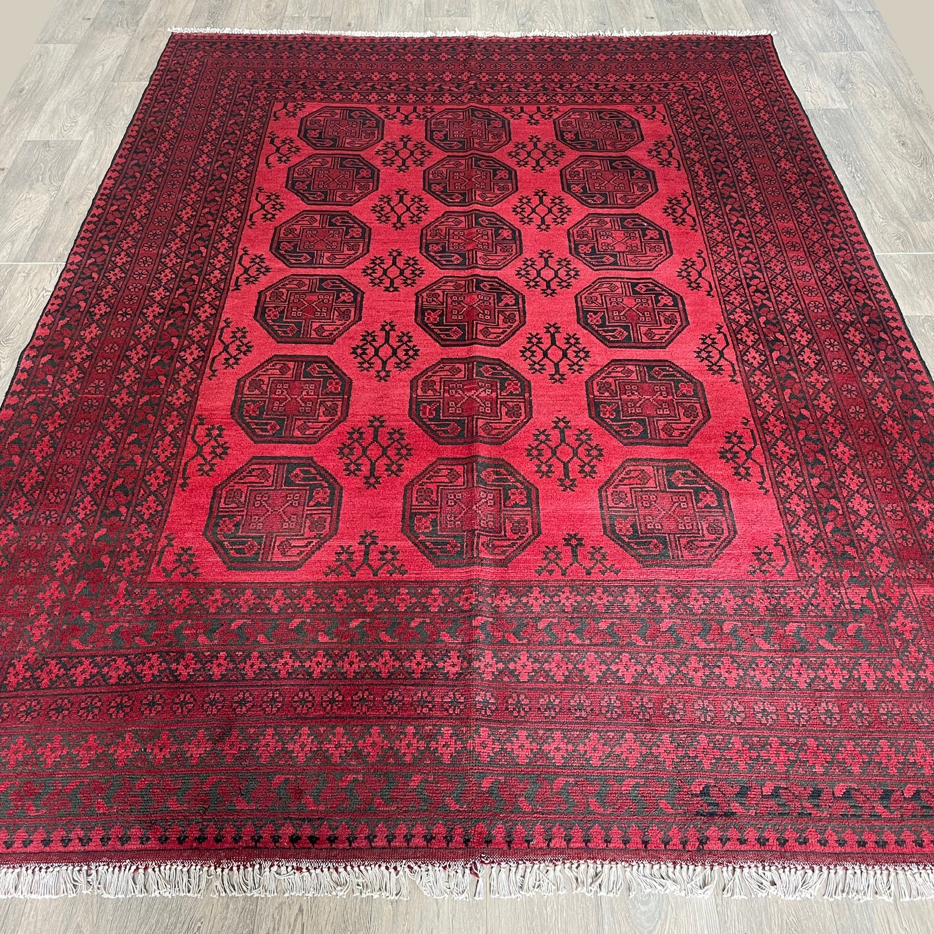 291 x 208 cm | Afghan Aqcha Rug