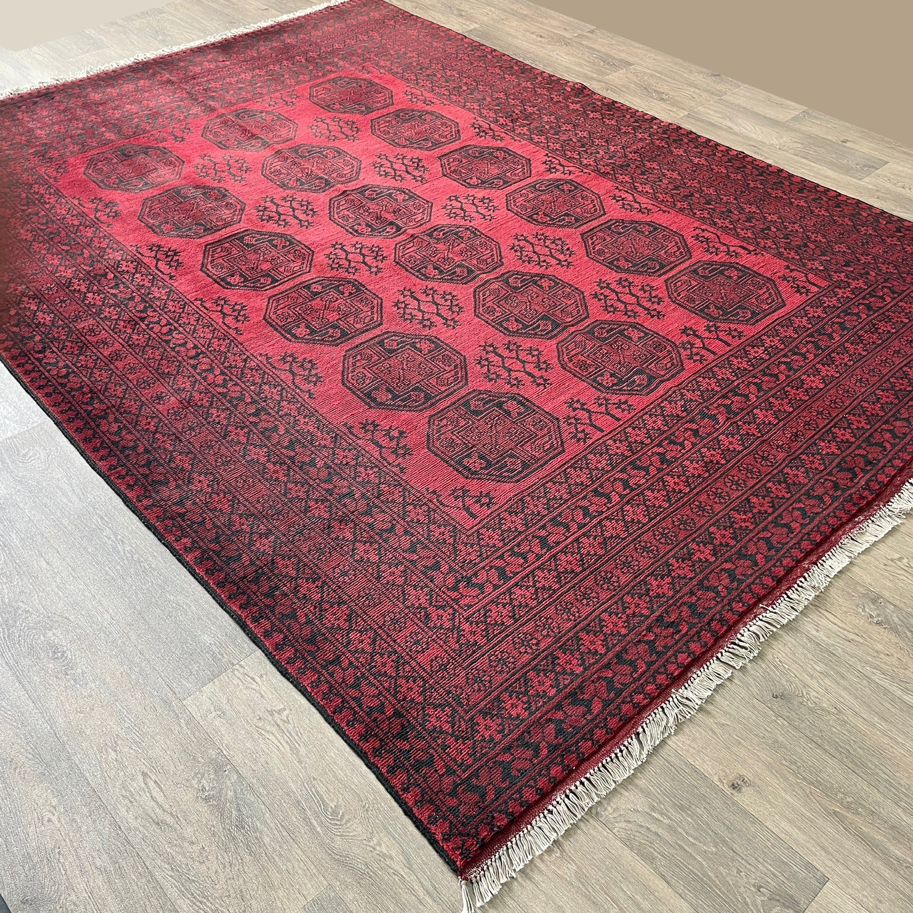 291 x 208 cm | Afghan Aqcha Rug