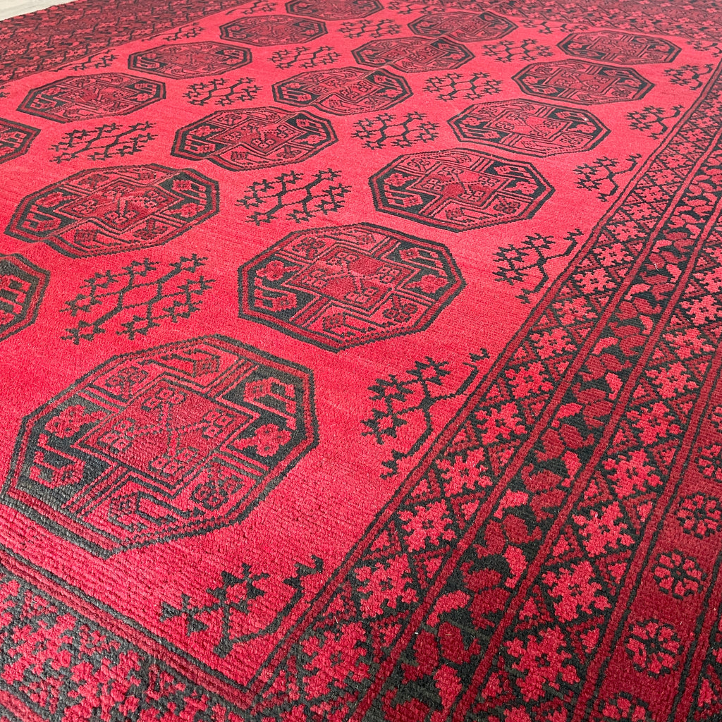 291 x 208 cm | Afghan Aqcha Rug