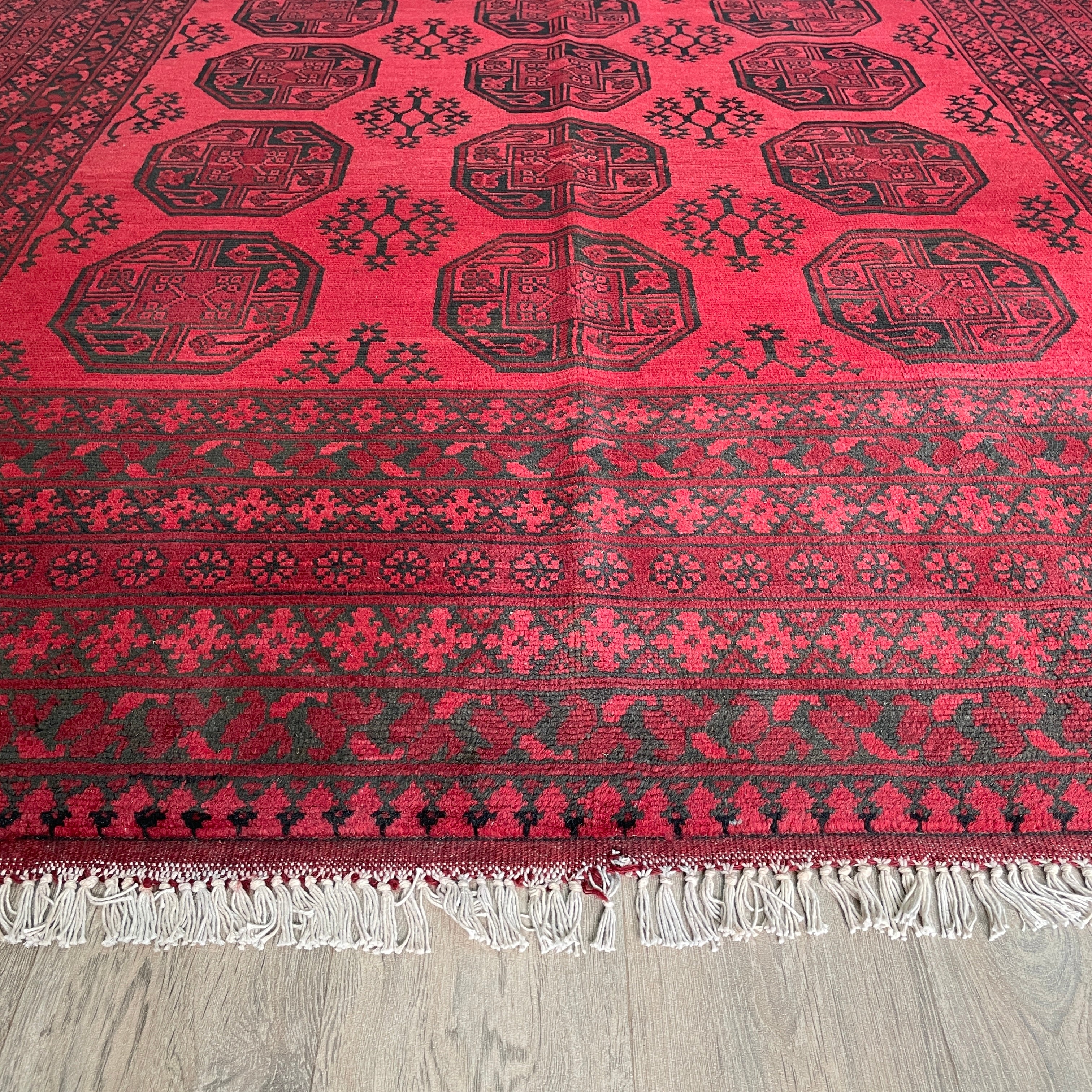291 x 208 cm | Afghan Aqcha Rug - Khorasan Rugs