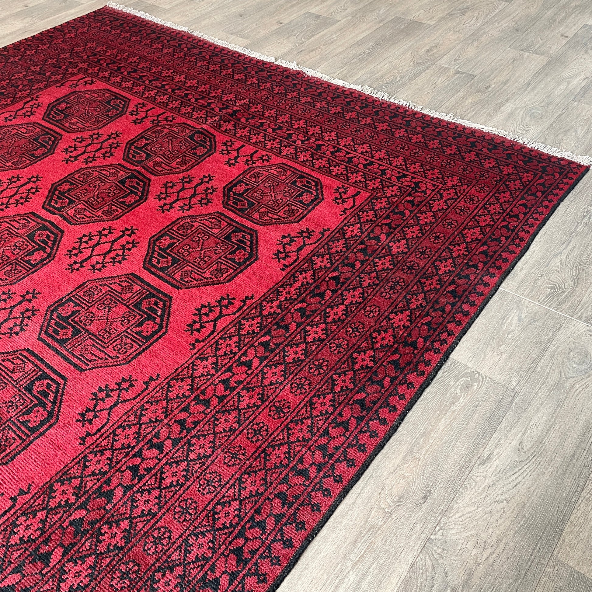 291 x 208 cm | Afghan Aqcha Rug