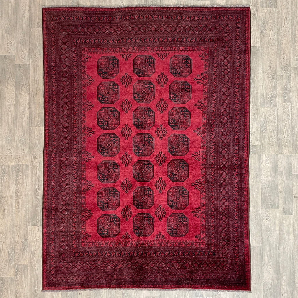 Vintage Afghan Aqcha Rug c. 1970