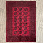 Vintage Afghan Aqcha Rug c. 1970