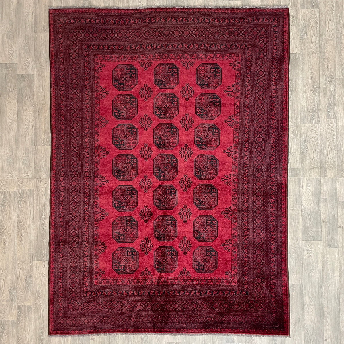 Vintage Afghan Aqcha Rug c. 1970