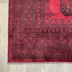 Vintage Afghan Aqcha Rug c. 1970