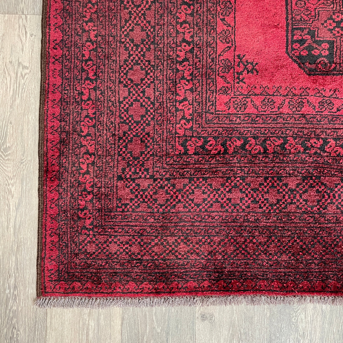 Vintage Afghan Aqcha Rug c. 1970