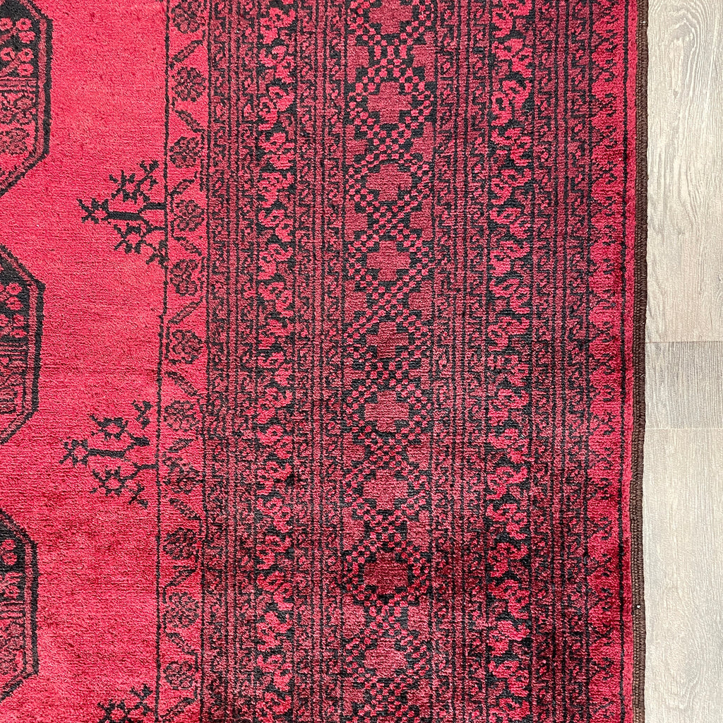 Vintage Afghan Aqcha Rug c. 1970
