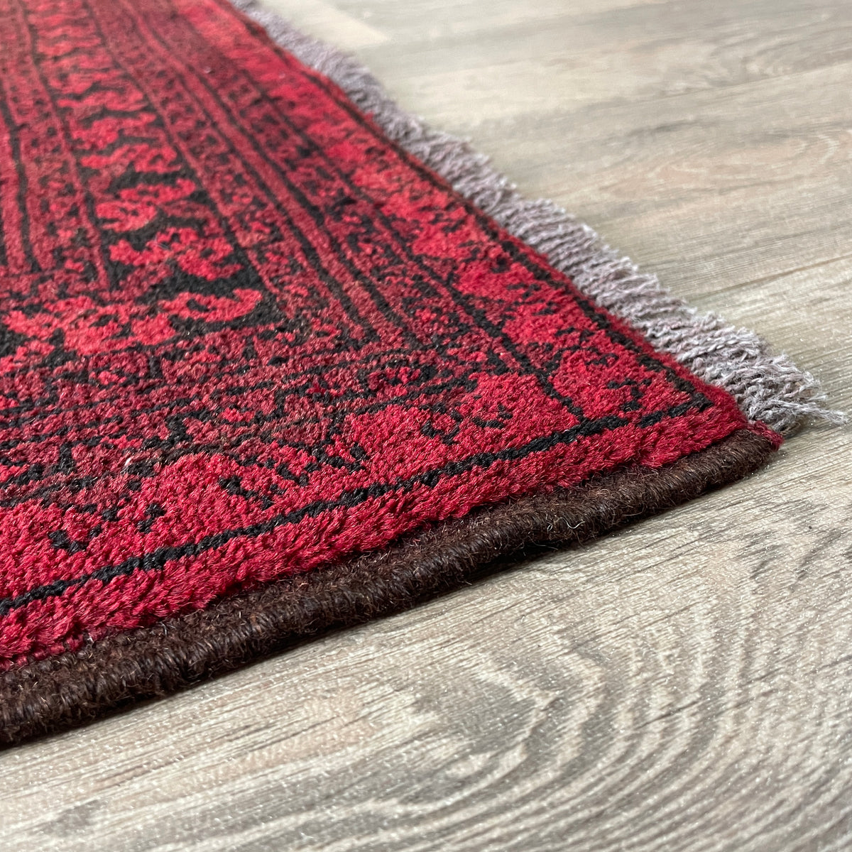Vintage Afghan Aqcha Rug c. 1970