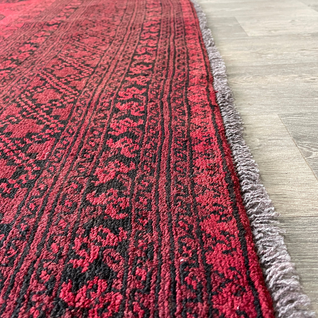 Vintage Afghan Aqcha Rug c. 1970