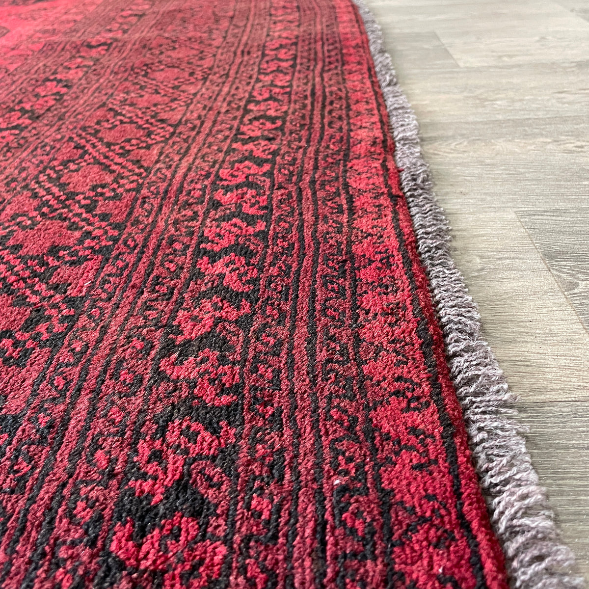 Vintage Afghan Aqcha Rug c. 1970