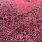 Vintage Afghan Aqcha Rug c. 1970