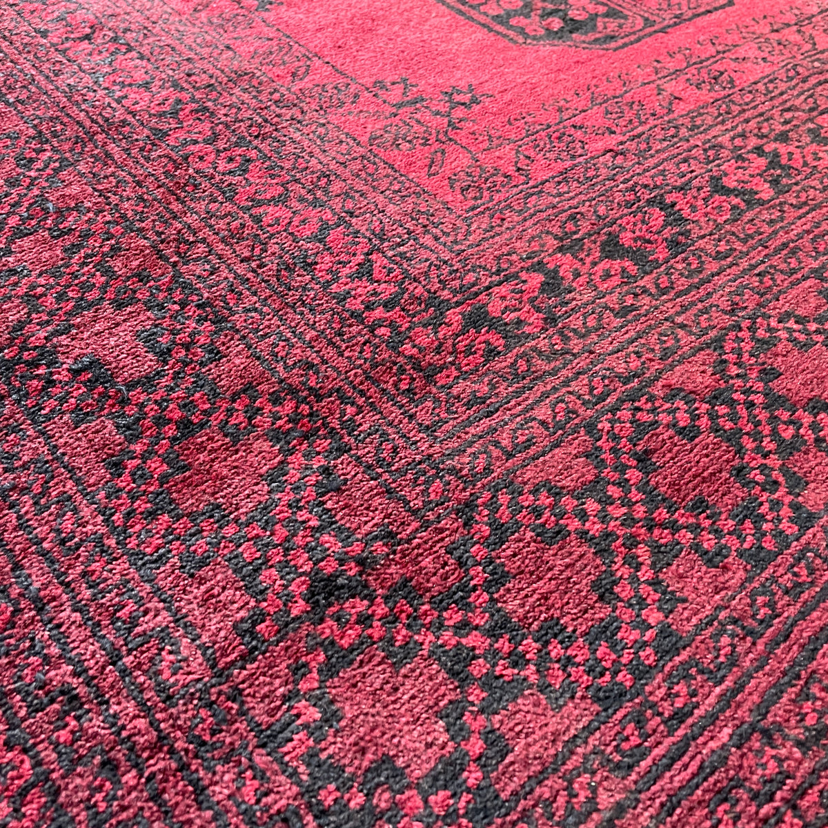 Vintage Afghan Aqcha Rug c. 1970