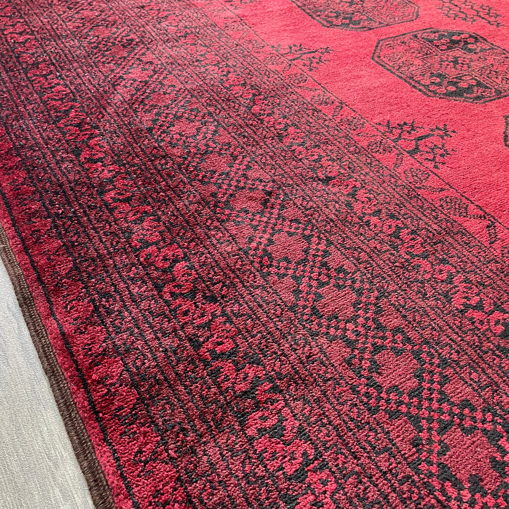 Vintage Afghan Aqcha Rug c. 1970
