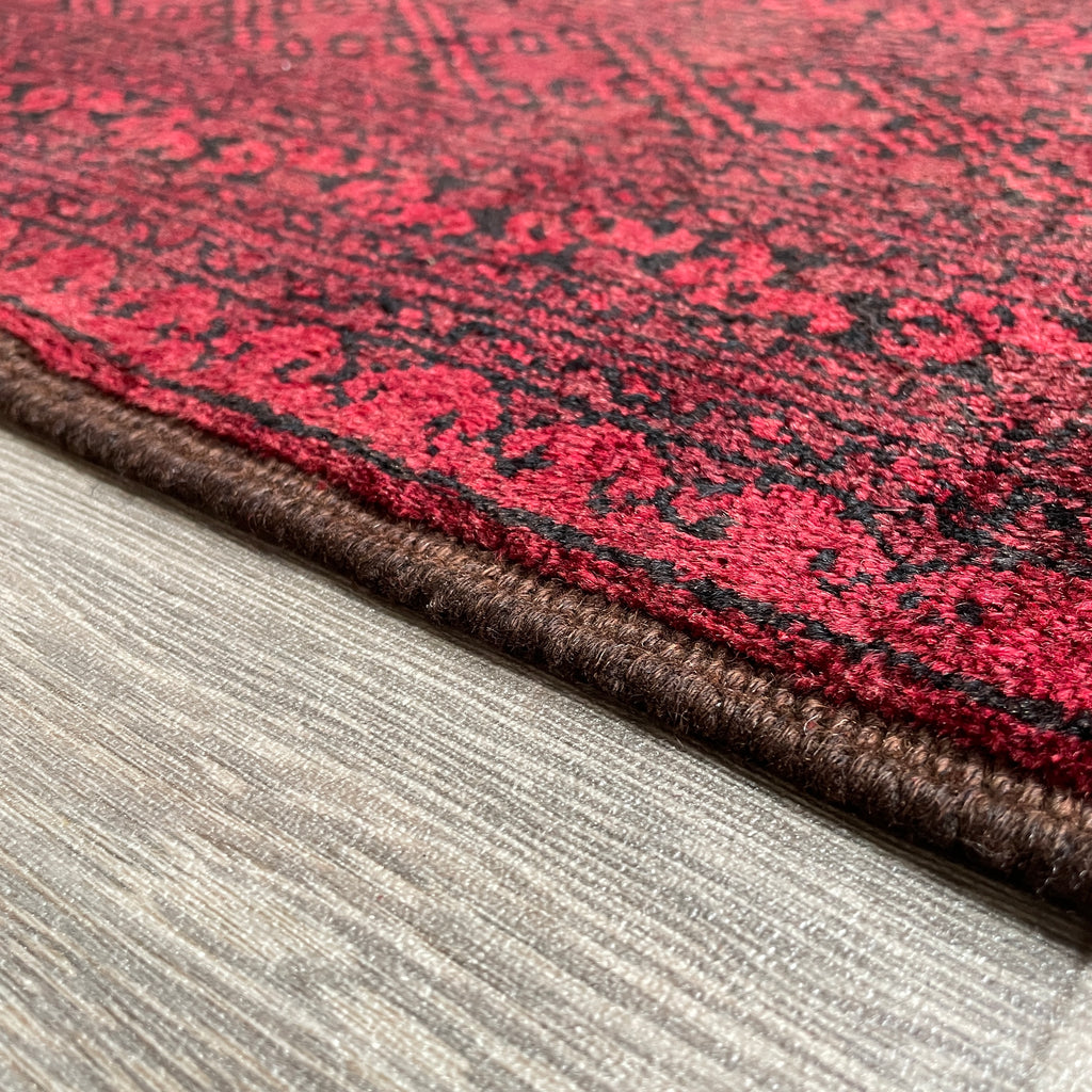 Vintage Afghan Aqcha Rug c. 1970
