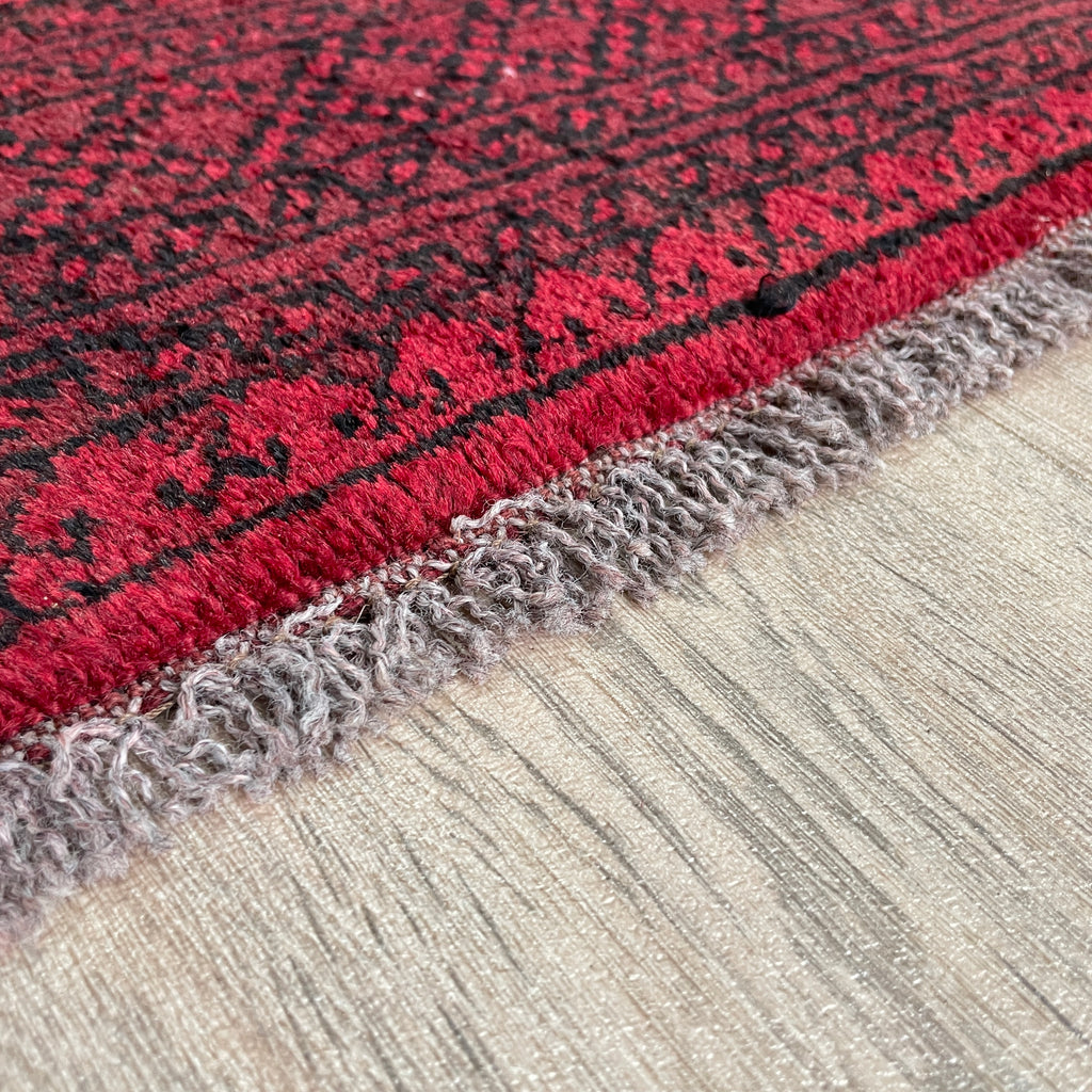 Vintage Afghan Aqcha Rug c. 1970