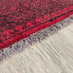 Vintage Afghan Aqcha Rug c. 1970