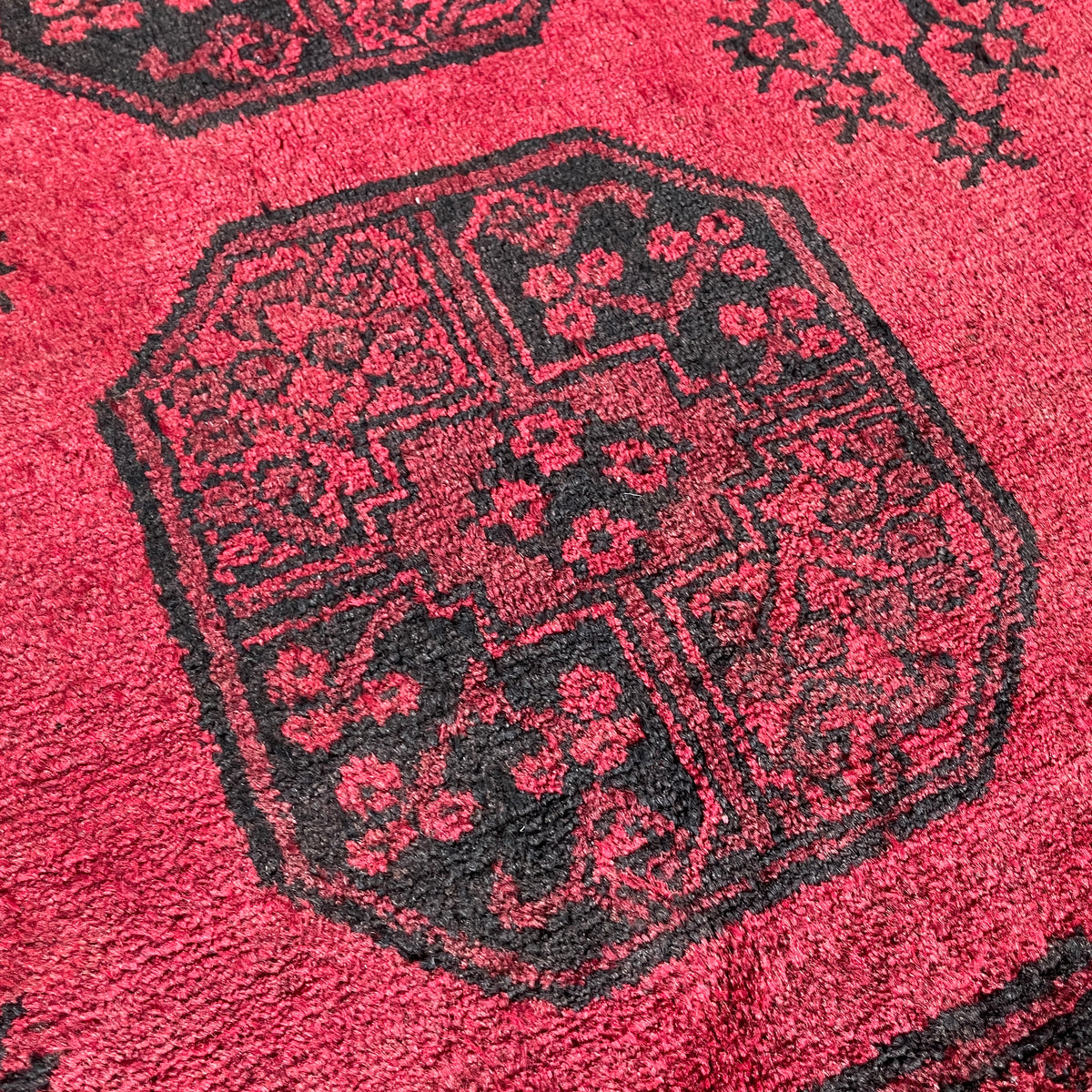 Vintage Afghan Aqcha Rug c. 1970