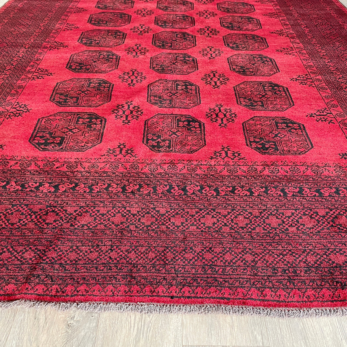 Vintage Afghan Aqcha Rug c. 1970
