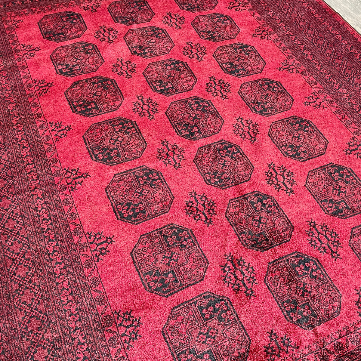 Vintage Afghan Aqcha Rug c. 1970