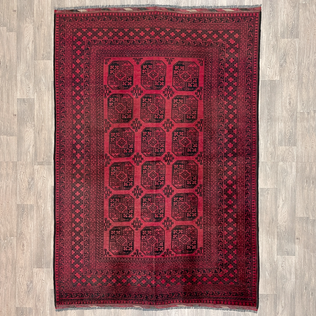 Afghan Aqcha Rug (Old 1970)