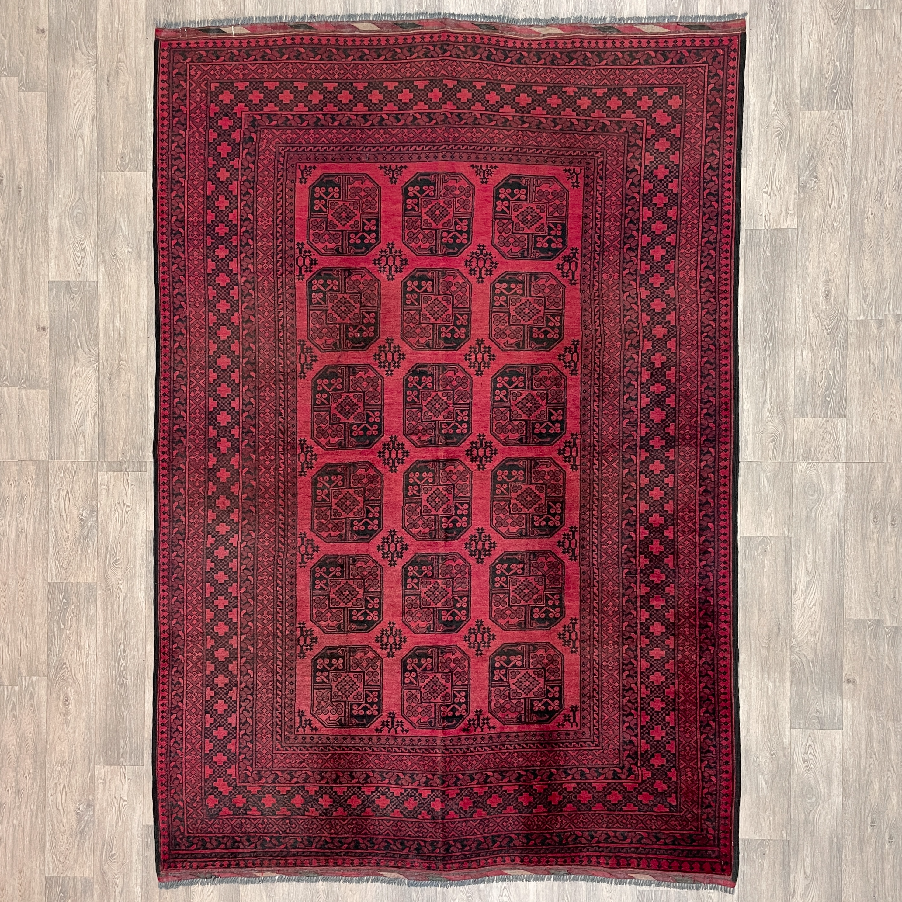 Afghan Aqcha Rug (Old 1970)