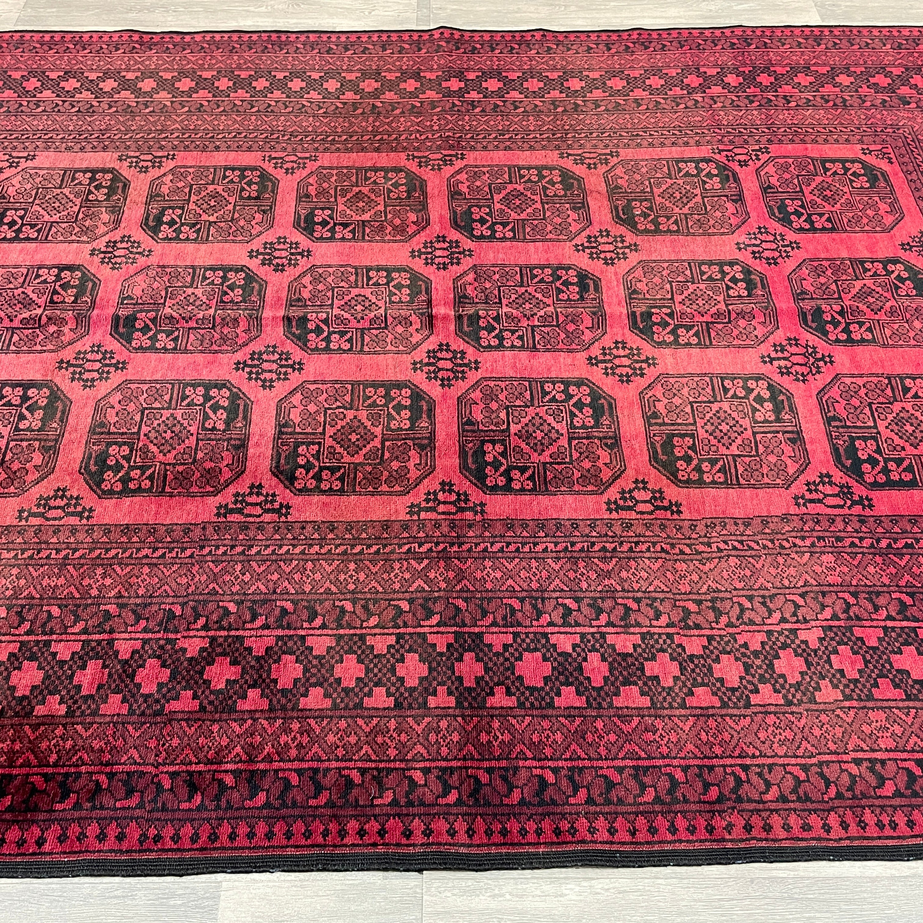 Afghan Aqcha Rug (Old 1970)