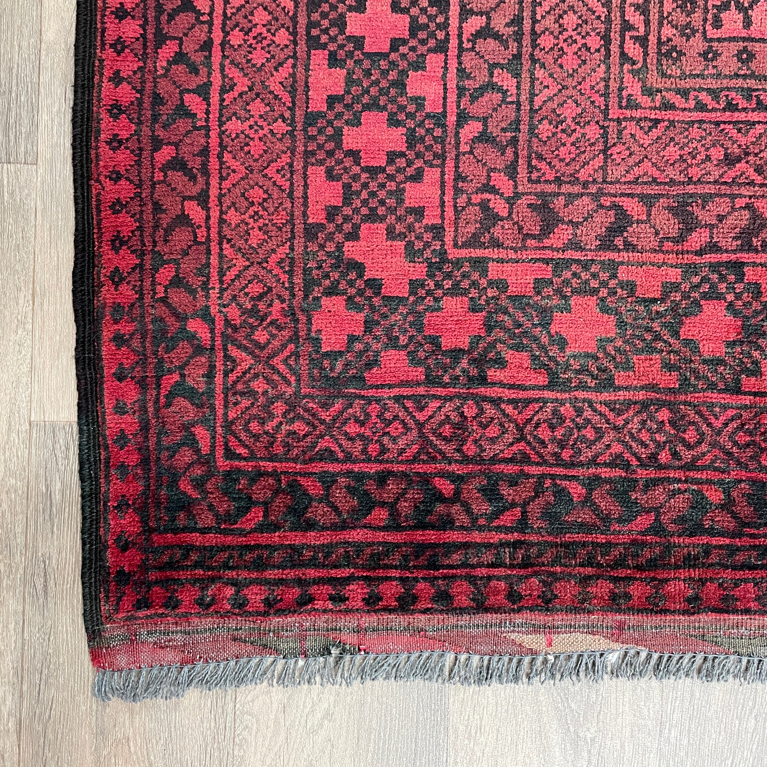 Afghan Aqcha Rug (Old 1970)