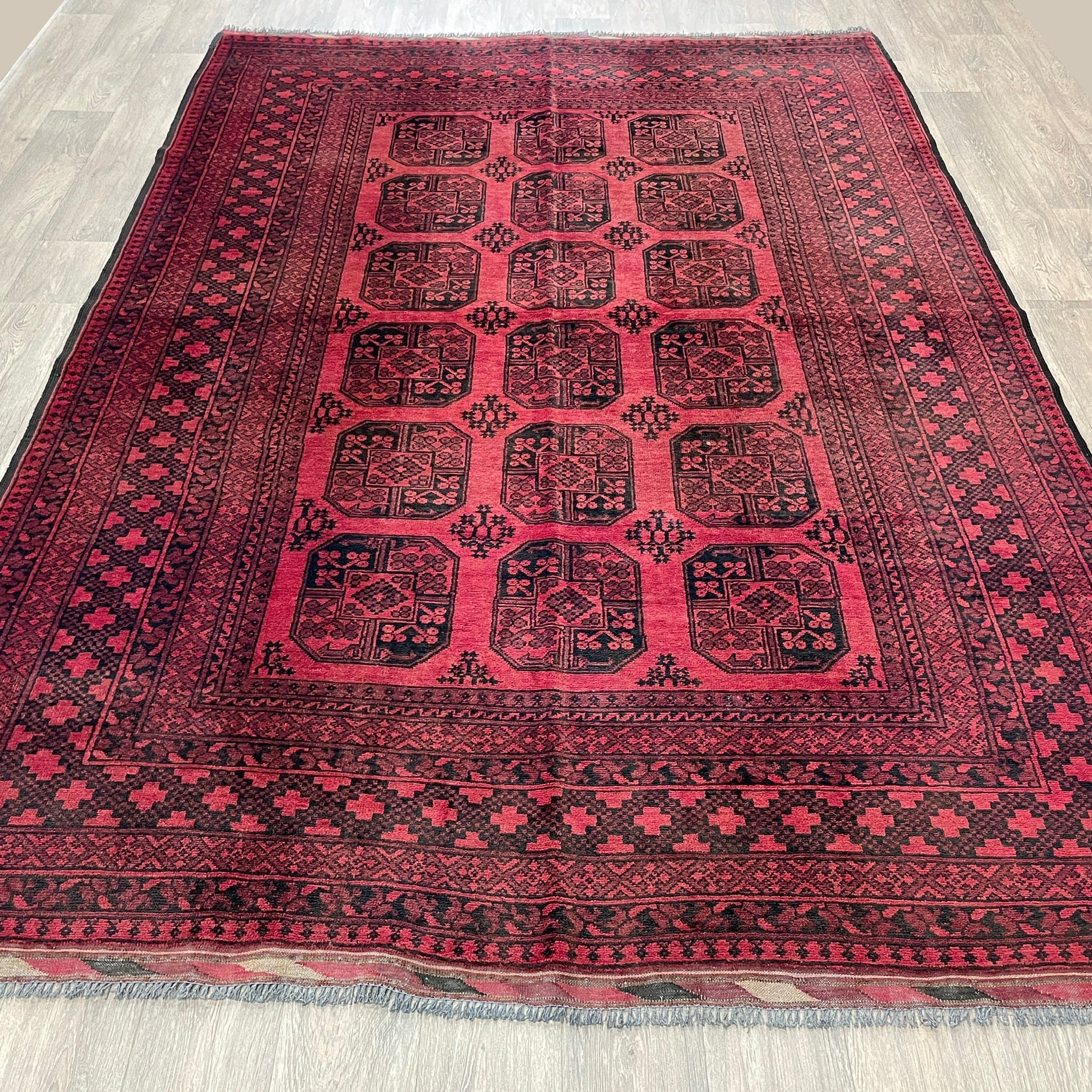 Afghan Aqcha Rug (Old 1970)
