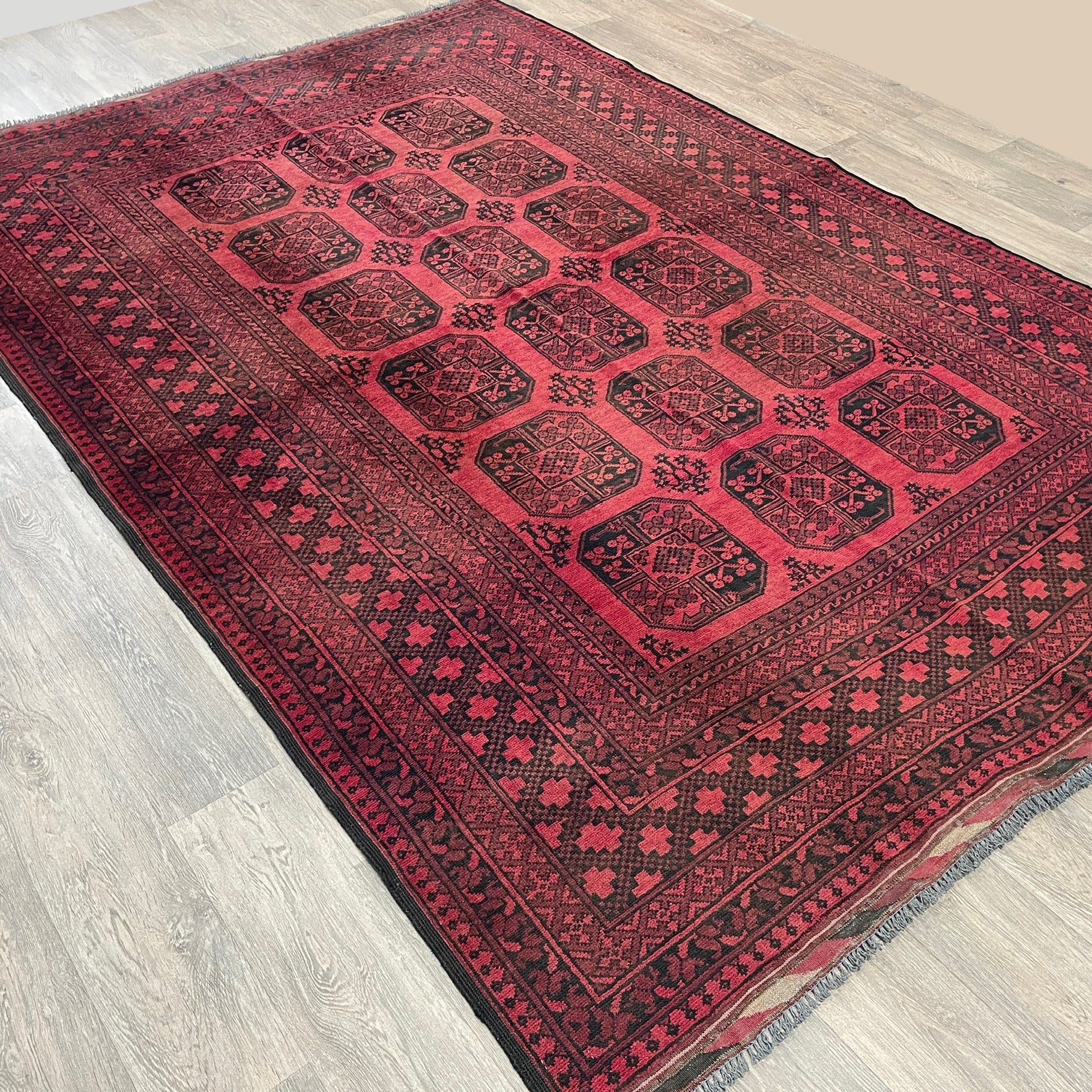 Afghan Aqcha Rug (Old 1970)