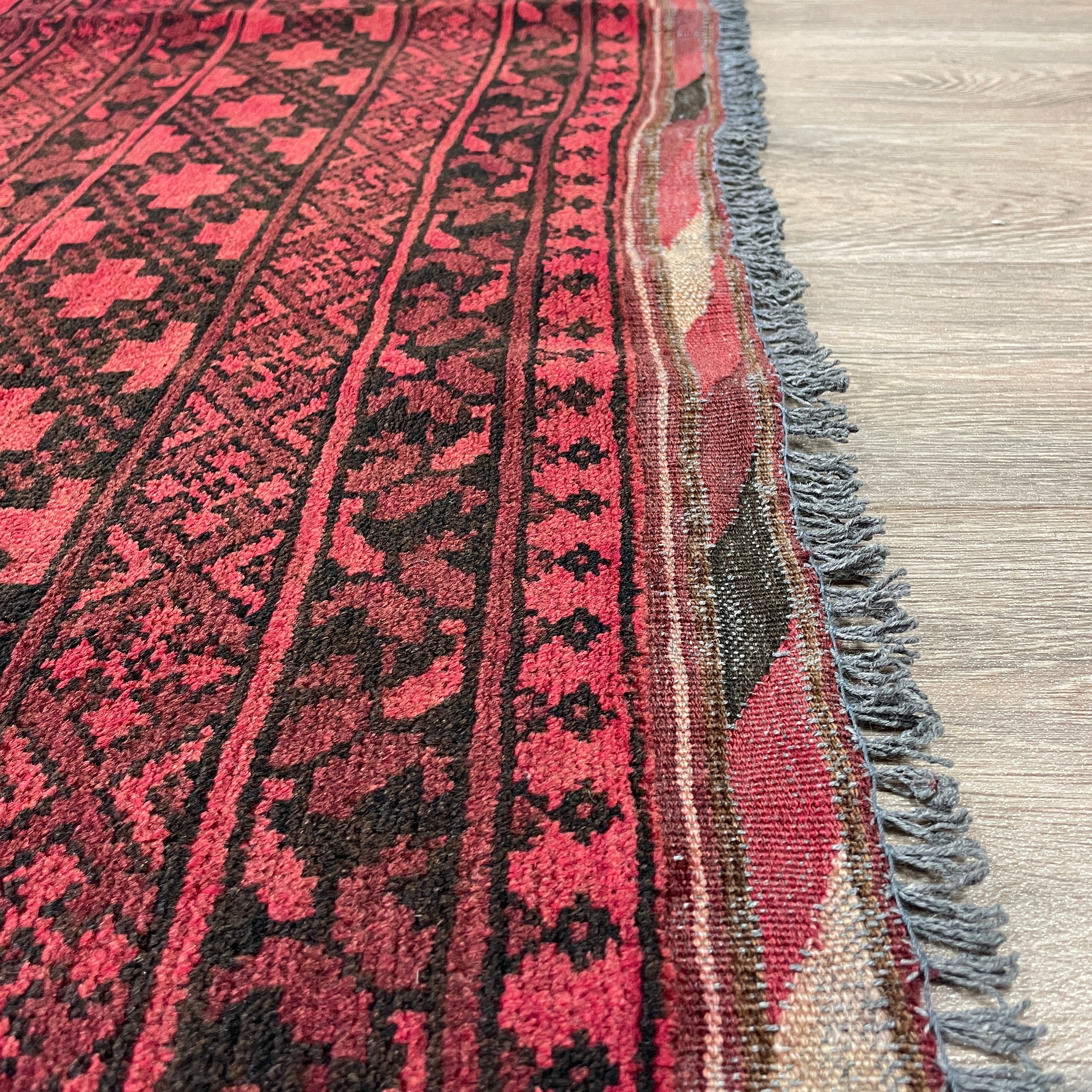 Afghan Aqcha Rug (Old 1970)