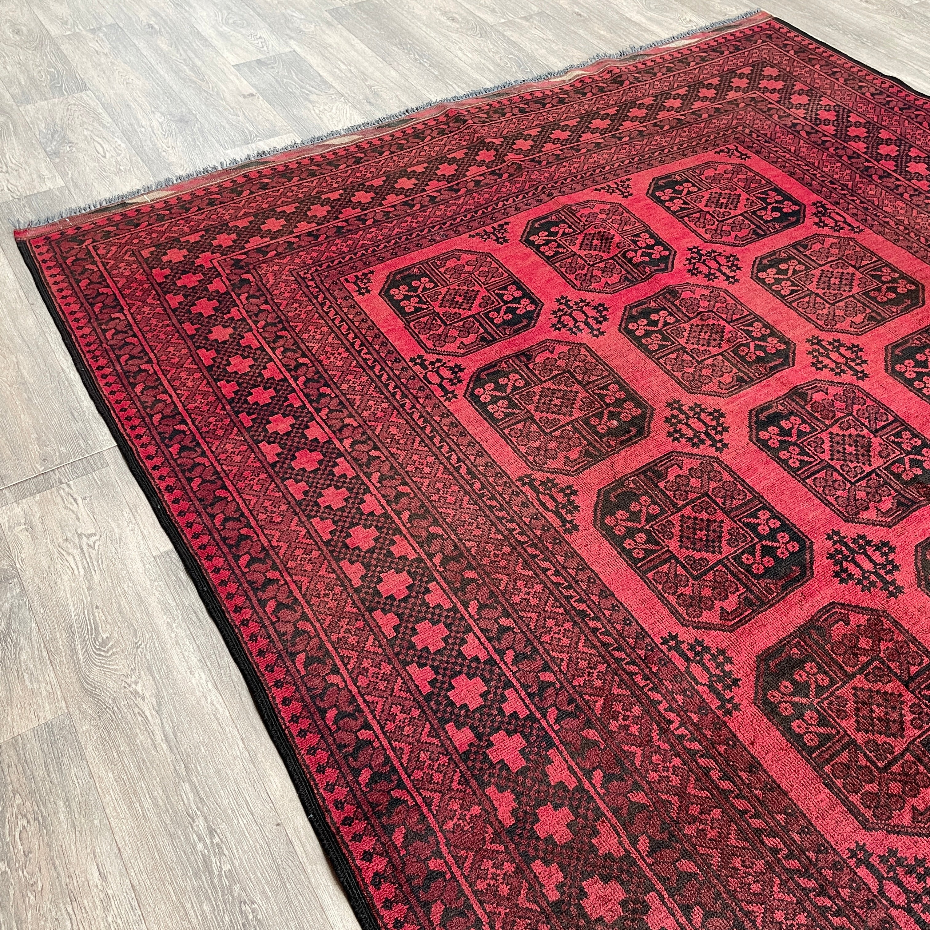 Afghan Aqcha Rug (Old 1970)