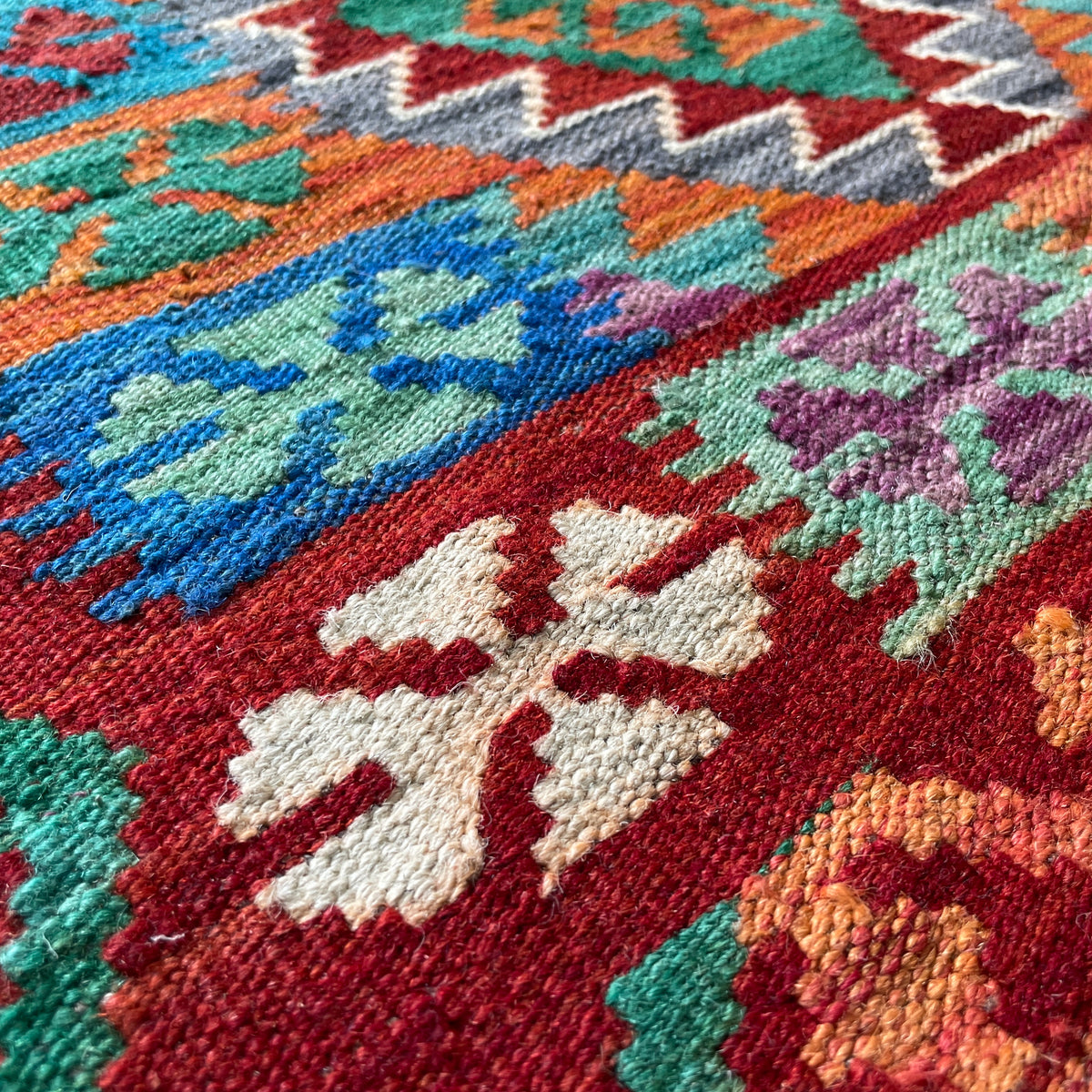 Afghan Kilim Door Mat