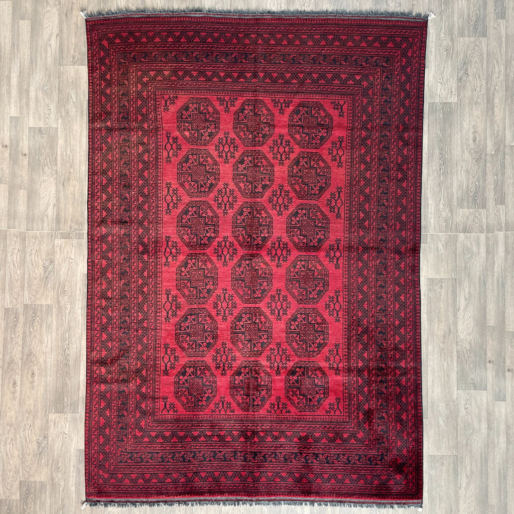 Afghan Aqcha Rug (Old 1970)