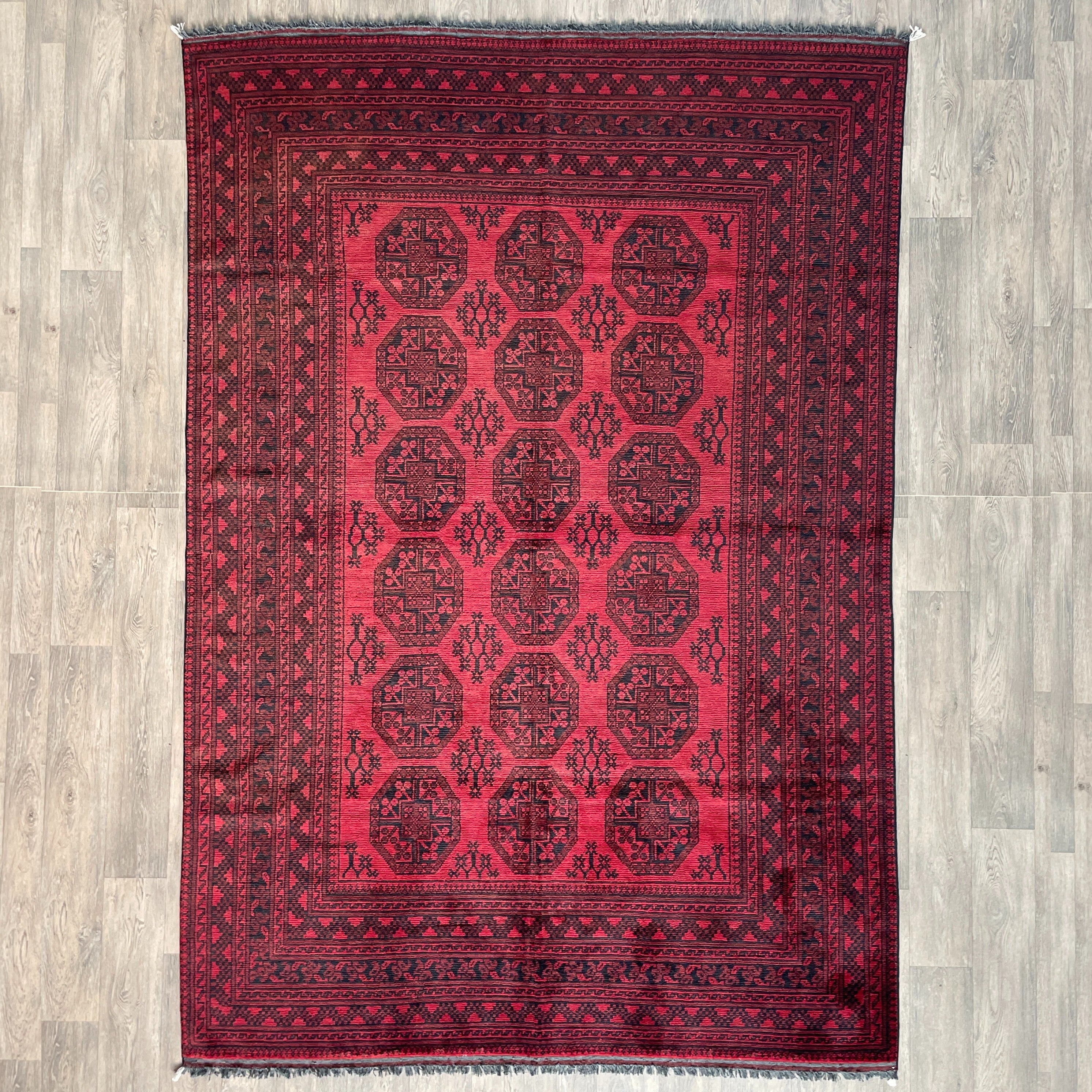 Afghan Aqcha Rug (Old 1970)