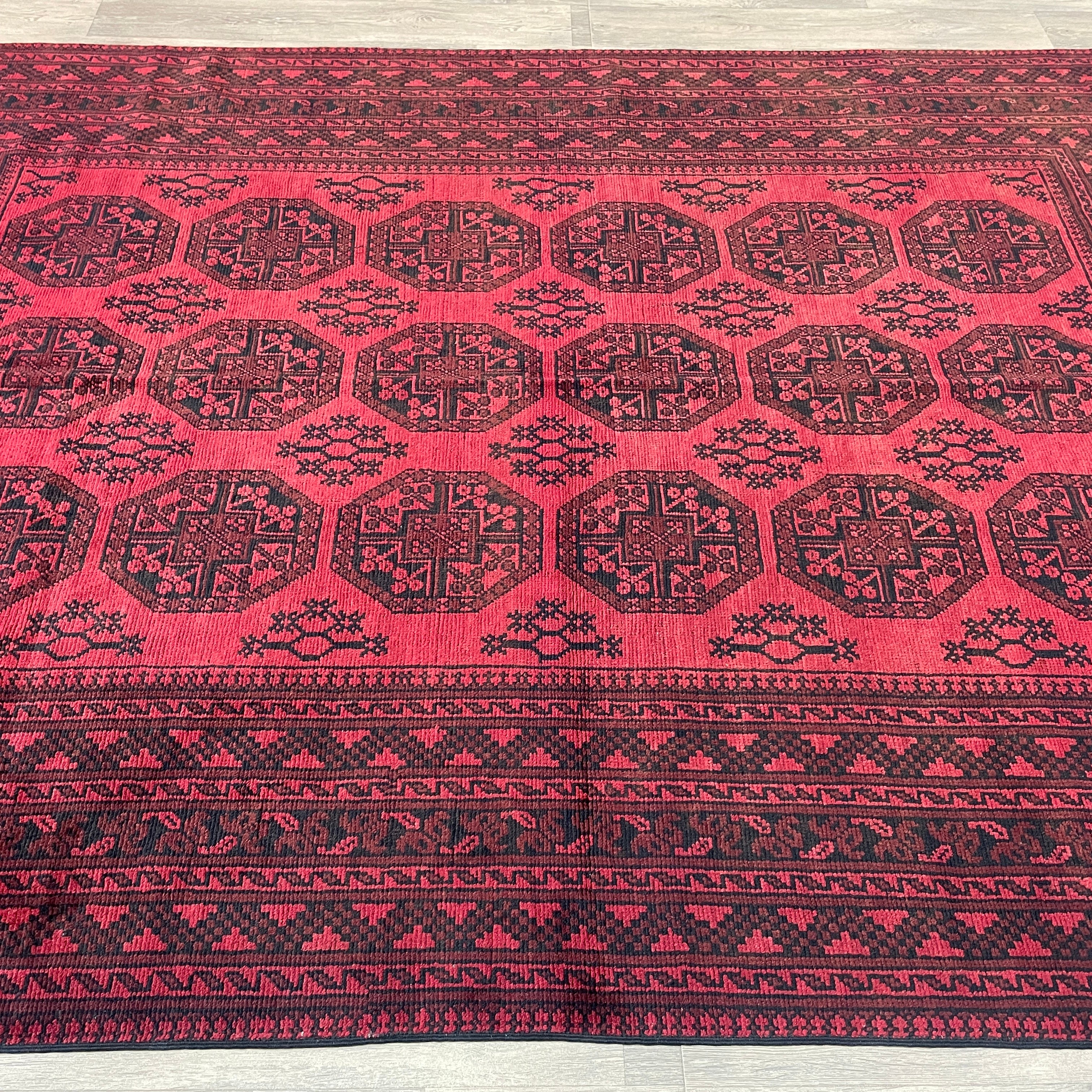 Afghan Aqcha Rug (Old 1970)