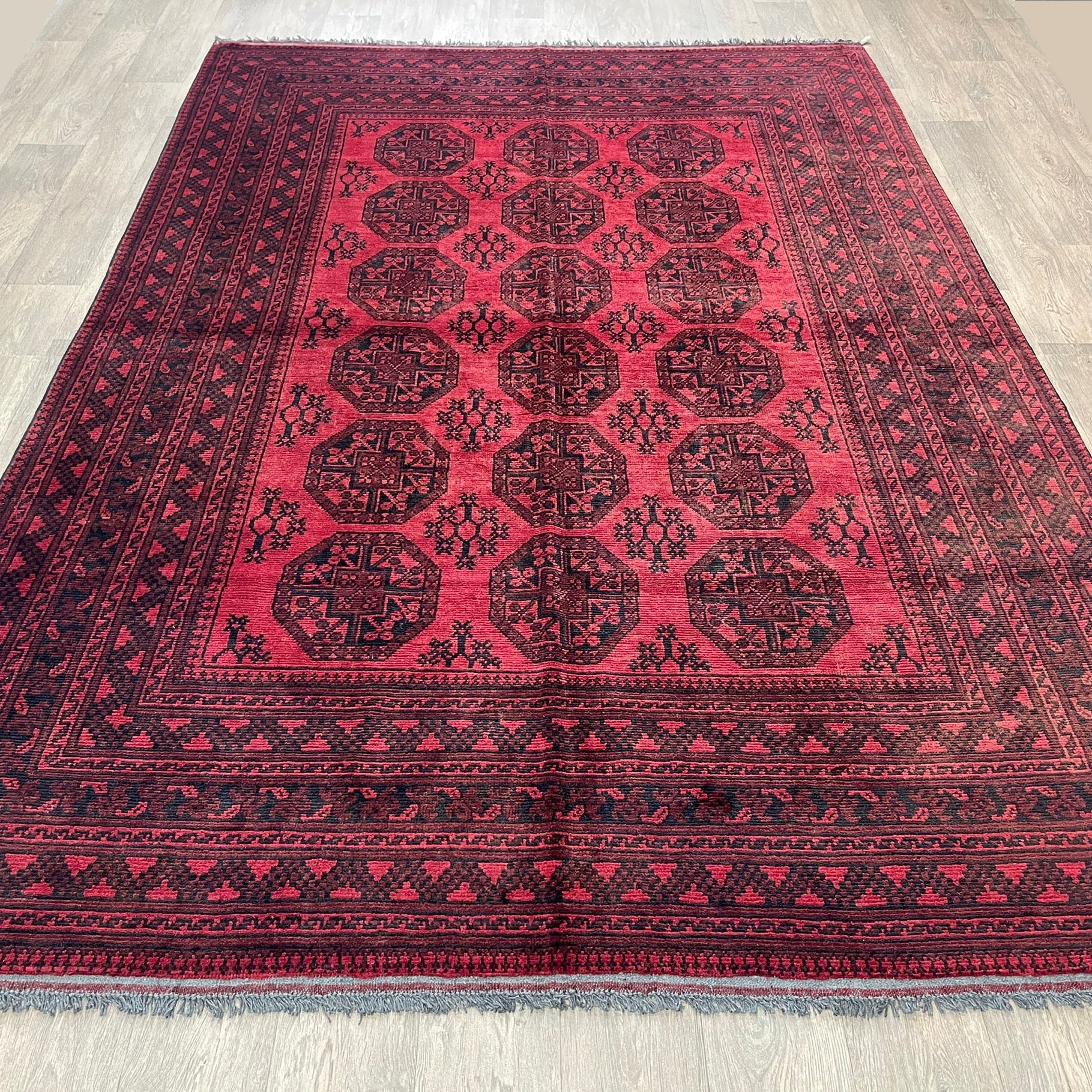 Afghan Aqcha Rug (Old 1970)