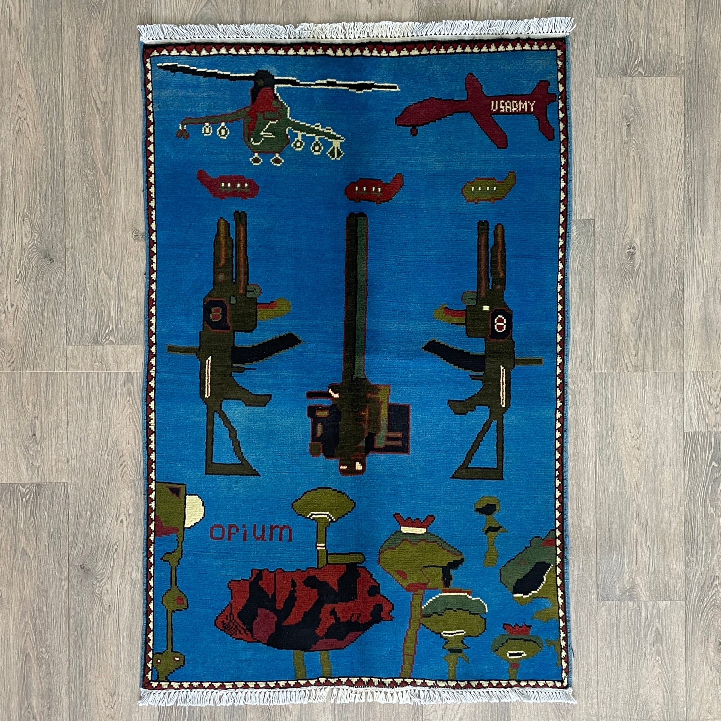 Afghan Soviet War Rug