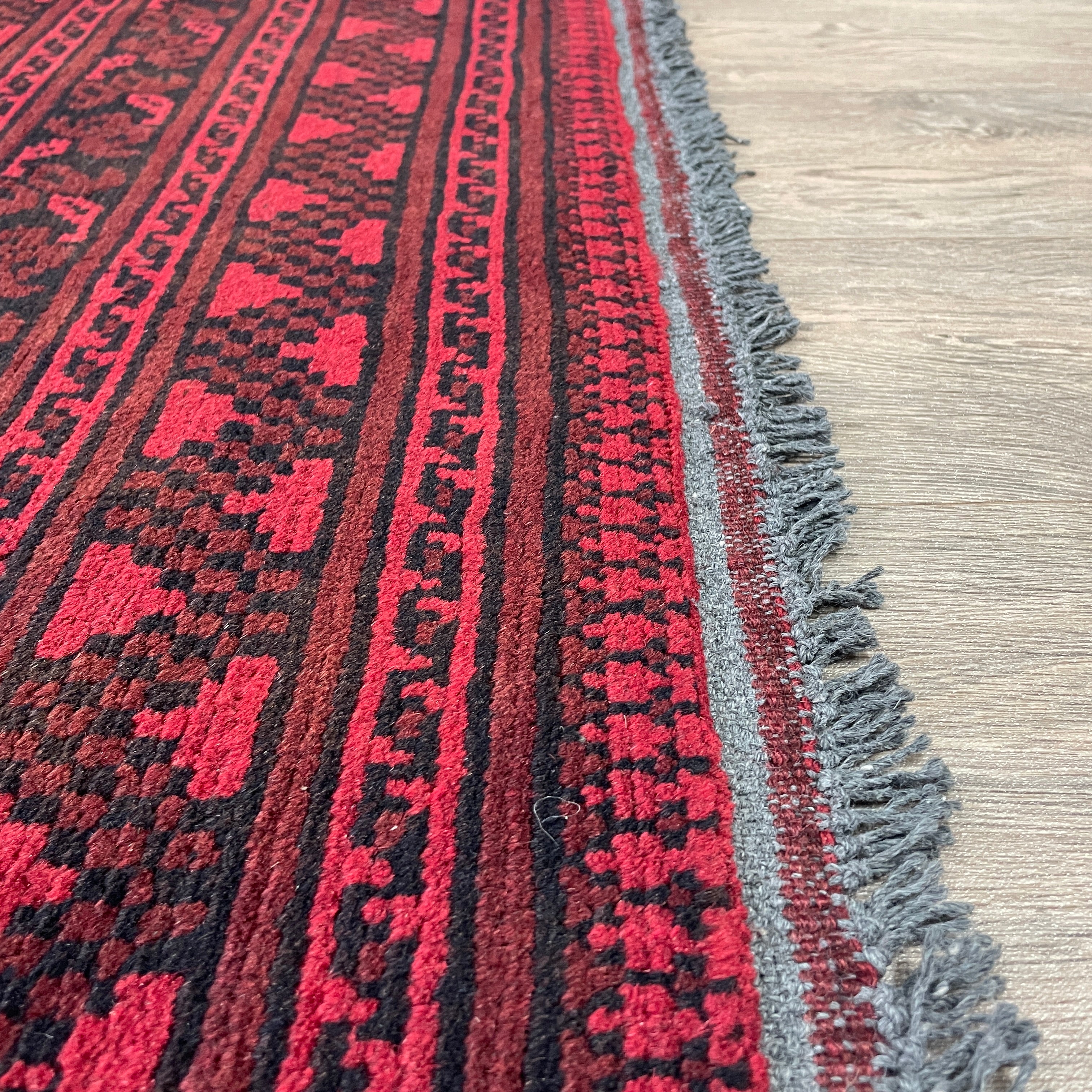 Afghan Aqcha Rug (Old 1970)