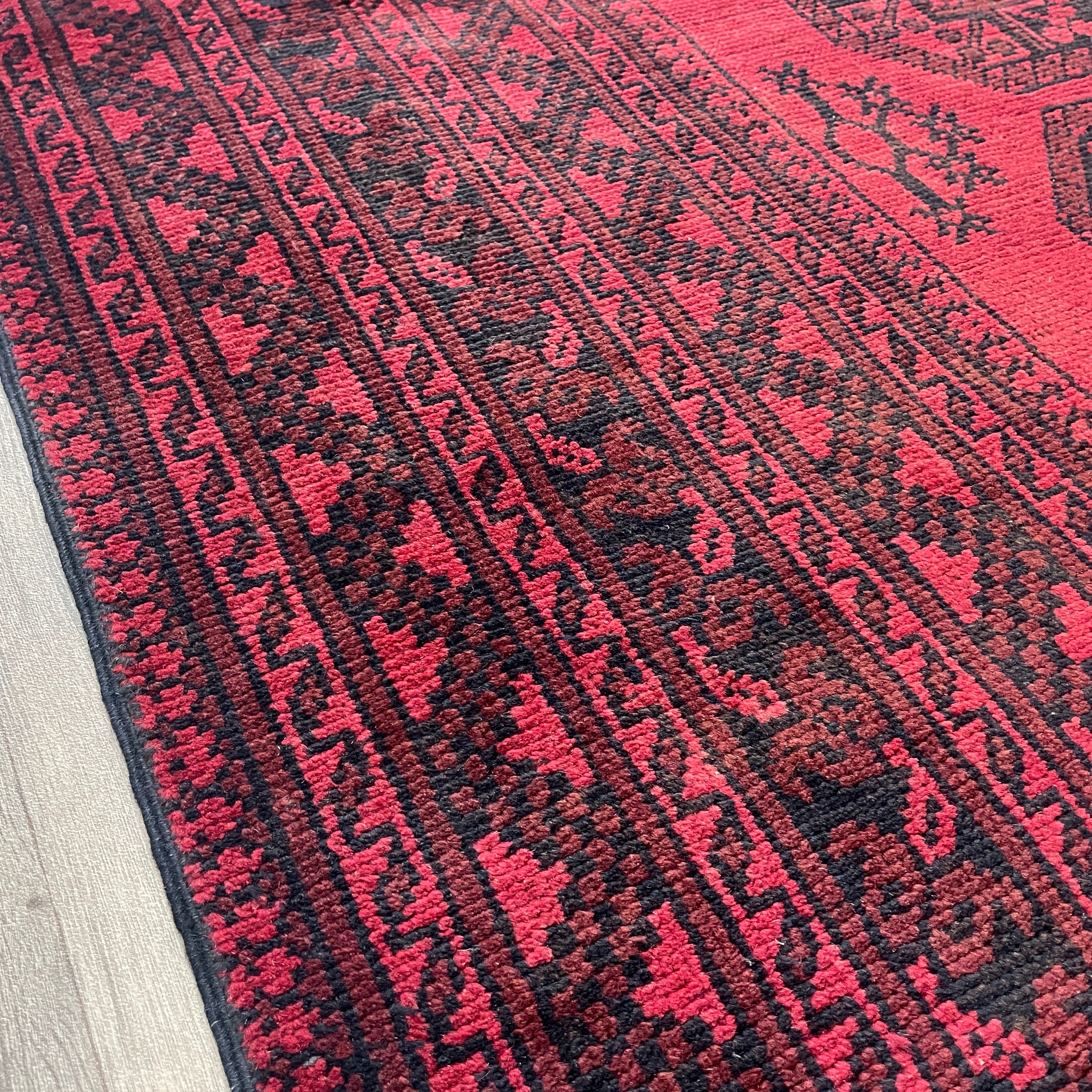Afghan Aqcha Rug (Old 1970)