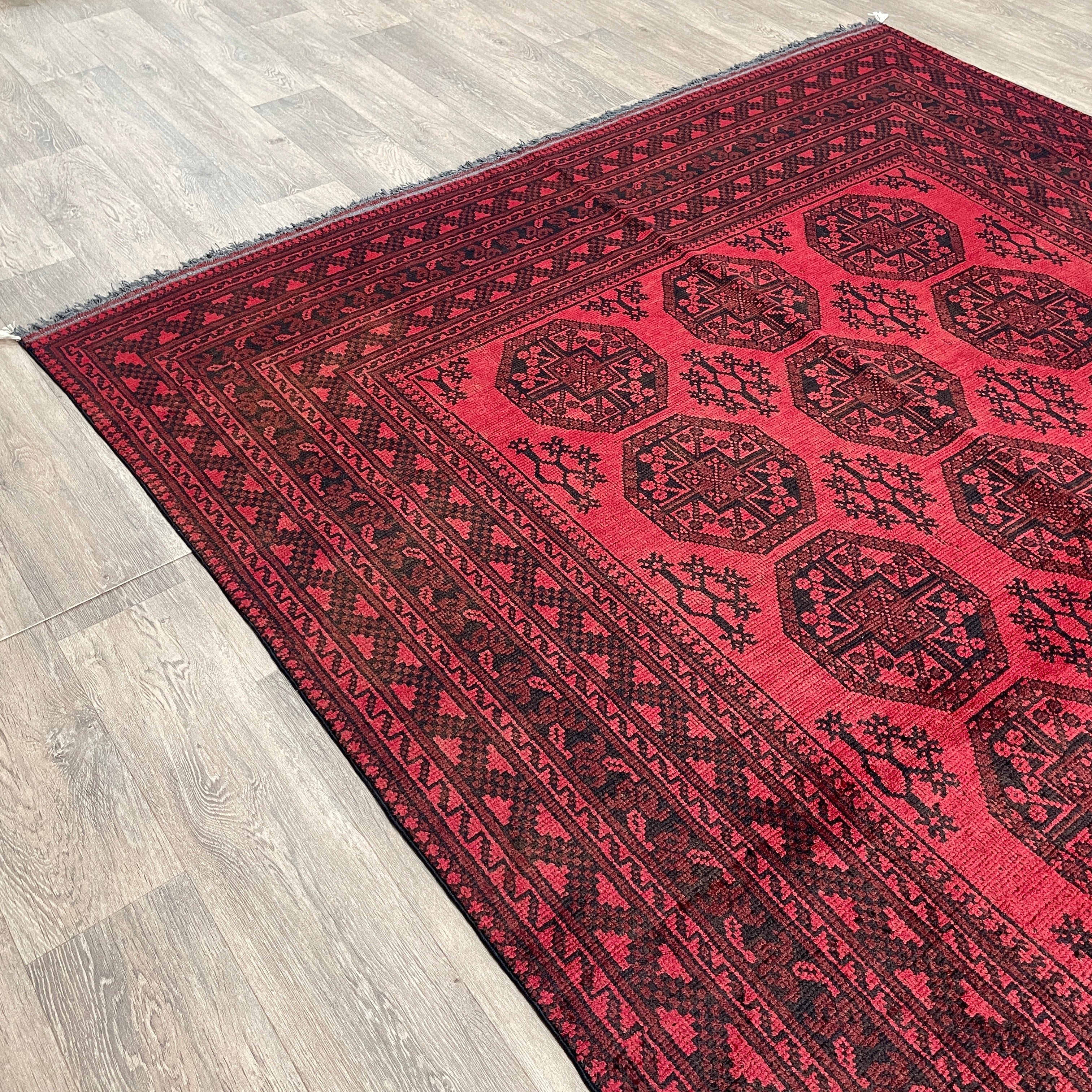 Afghan Aqcha Rug (Old 1970)