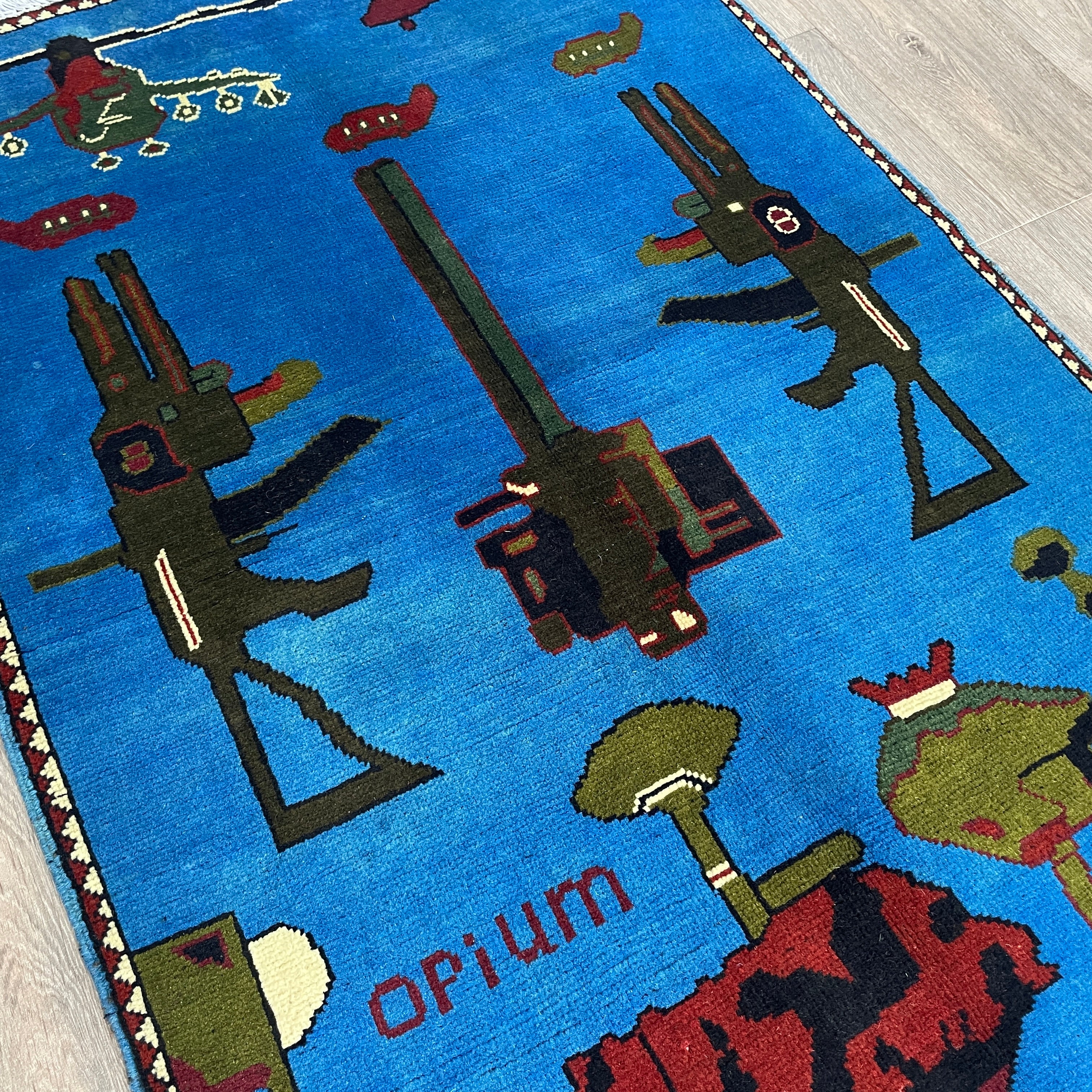 Afghan Soviet War Rug