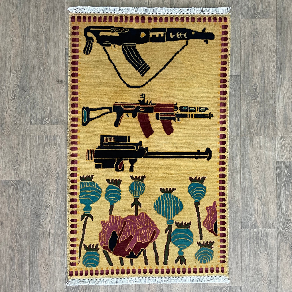 Afghan Soviet War Rug
