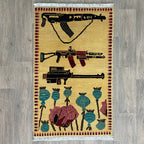 Afghan Soviet War Rug