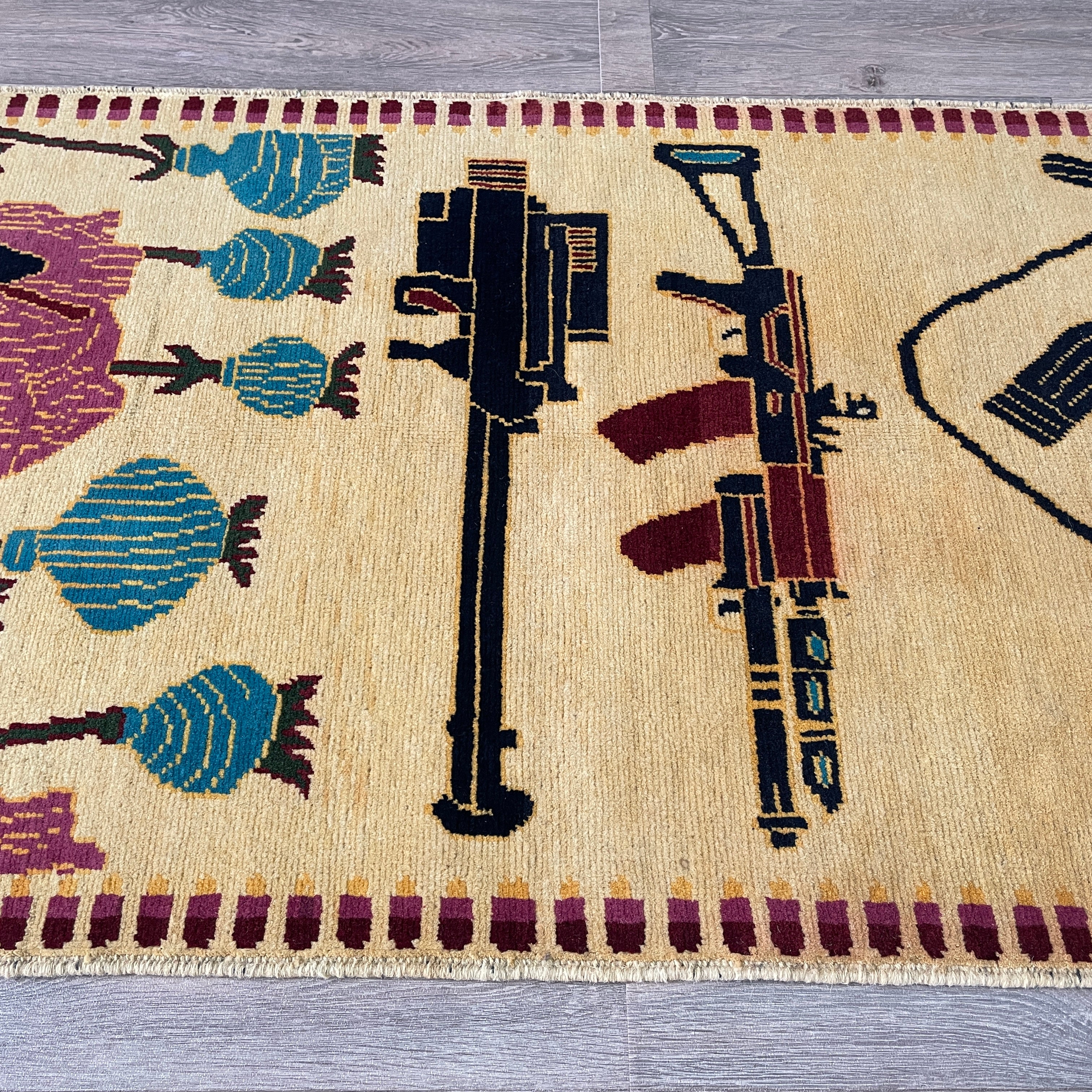 Afghan Soviet War Rug