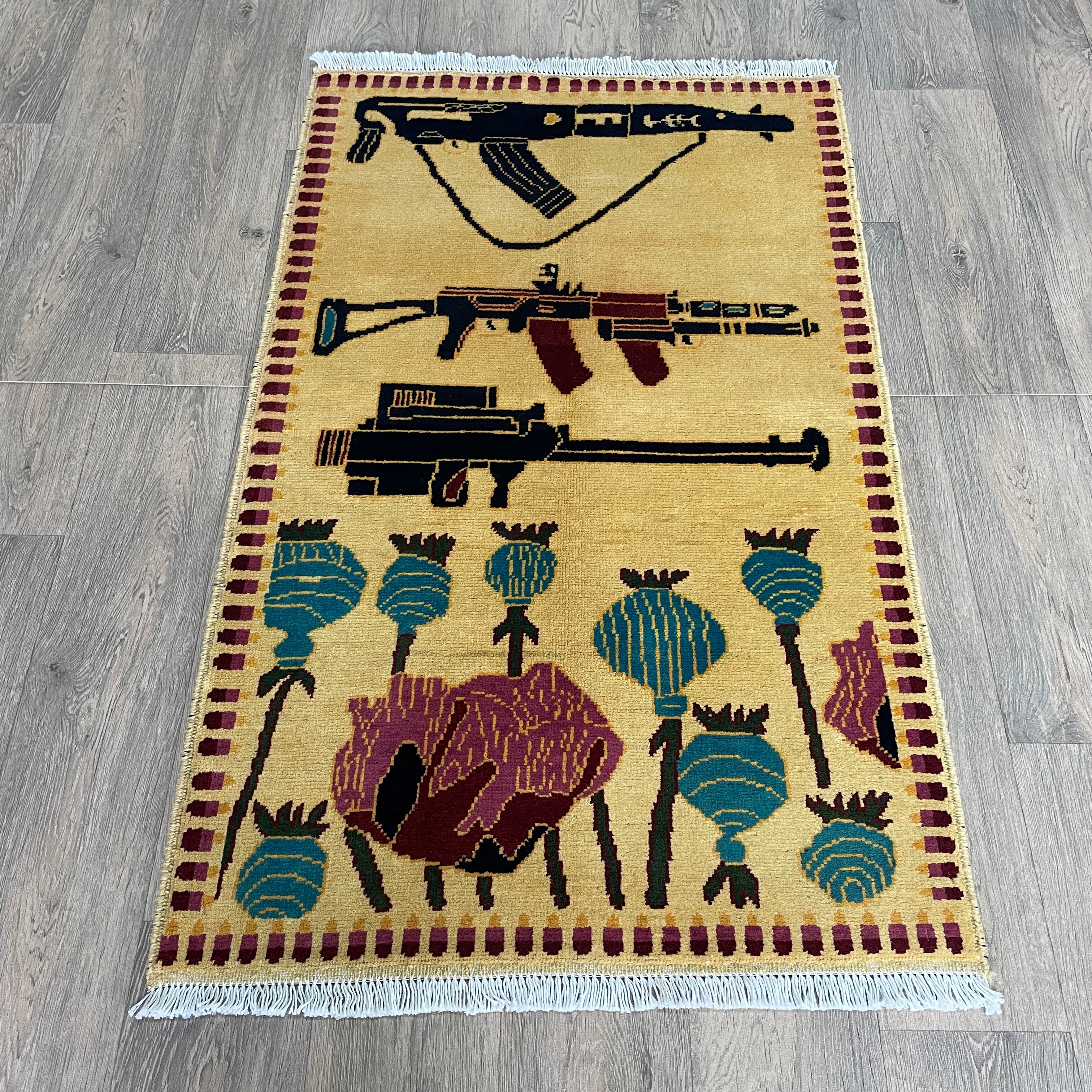 Afghan Soviet War Rug