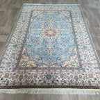 236 x 155 cm | Persian Isfahan Rug (Antique 1950) - Khorasan Rugs