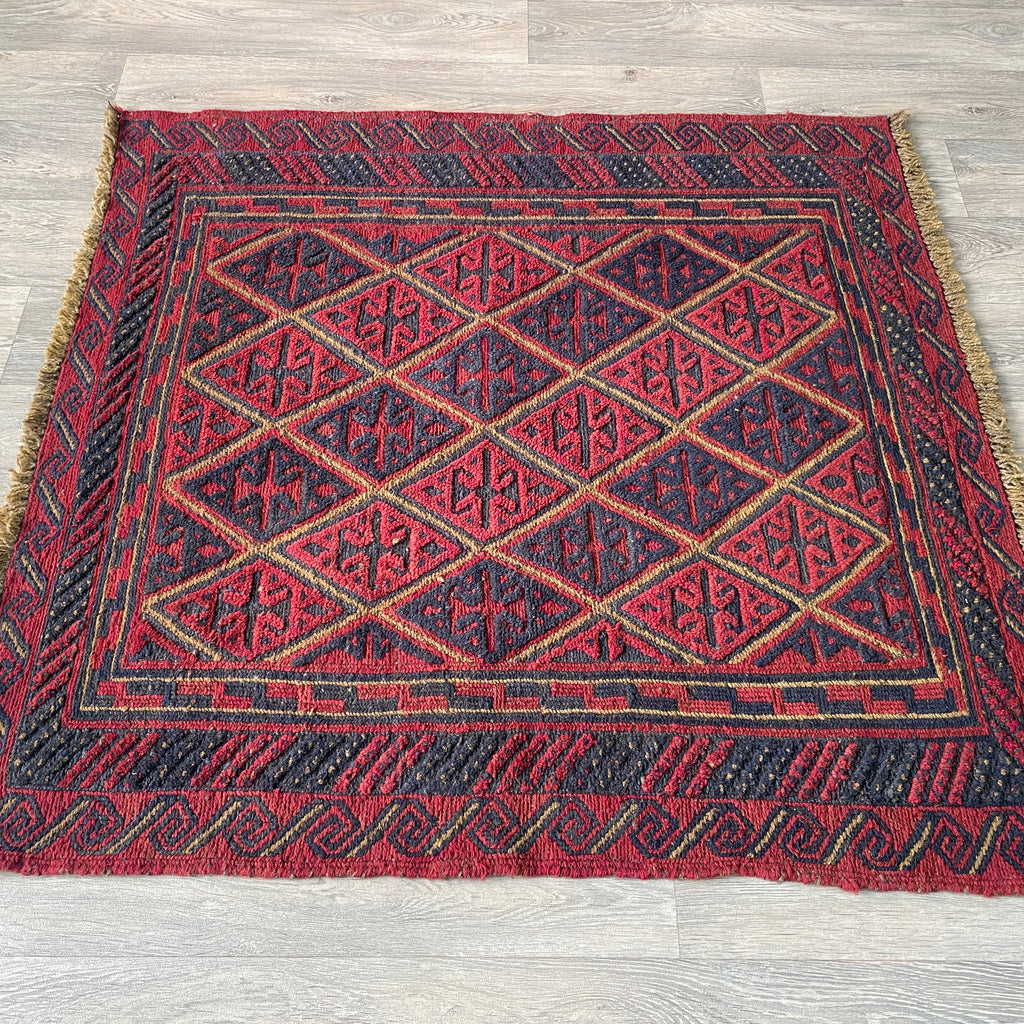Afghan Mushwani Square Rug