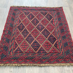 Afghan Mushwani Square Rug